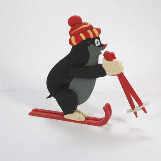 Елочные игрушки - Кротик на лыжах 9005